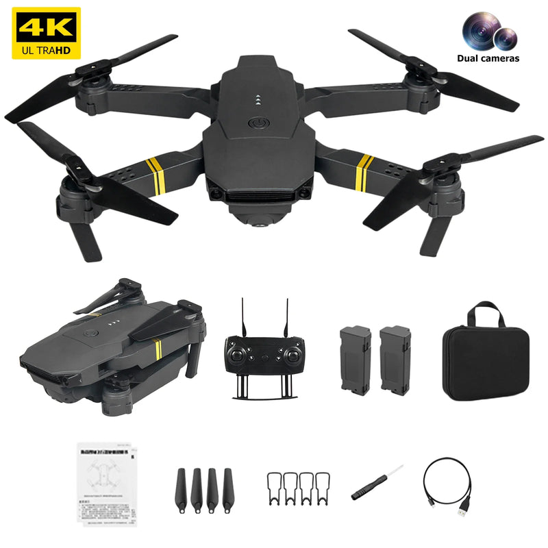 E58 WiFi FPV Altitude Hold Foldable RC Drone Quadcopter with Battery Altitude Hold Headless Mode 6-axis rotation RC Drone