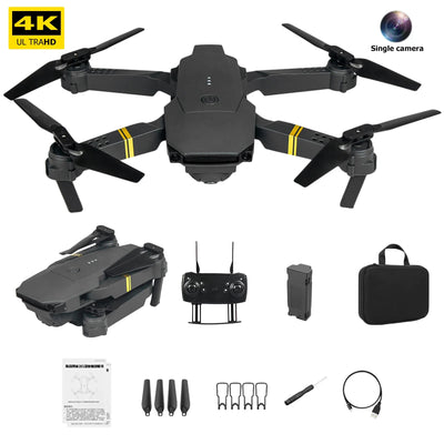 E58 WiFi FPV Altitude Hold Foldable RC Drone Quadcopter with Battery Altitude Hold Headless Mode 6-axis rotation RC Drone