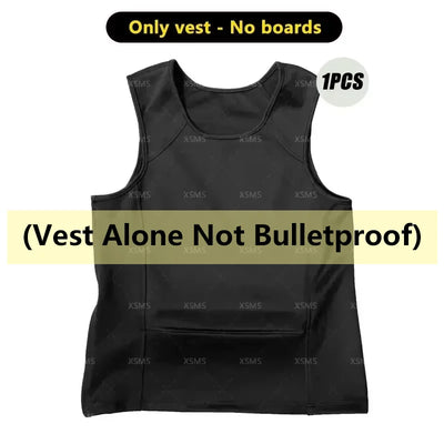 vest alone is not bulletproof  -  Ballistic Vest Concealable Armor Undershirt Sleeveless Bulletproof T-Shirt