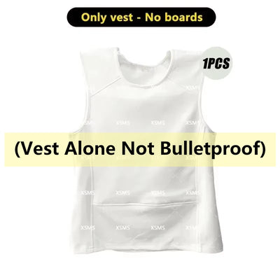 vest alone is not bulletproof  -  Ballistic Vest Concealable Armor Undershirt Sleeveless Bulletproof T-Shirt