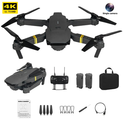 E58 WiFi FPV Altitude Hold Foldable RC Drone Quadcopter with Battery Altitude Hold Headless Mode 6-axis rotation RC Drone