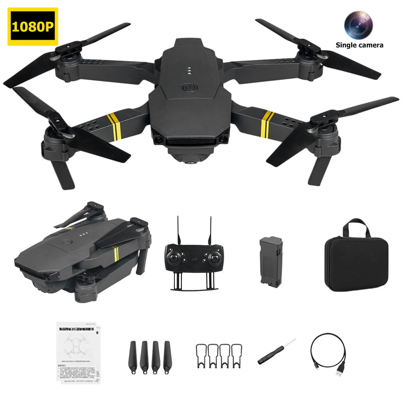 E58 WiFi FPV Altitude Hold Foldable RC Drone Quadcopter with Battery Altitude Hold Headless Mode 6-axis rotation RC Drone