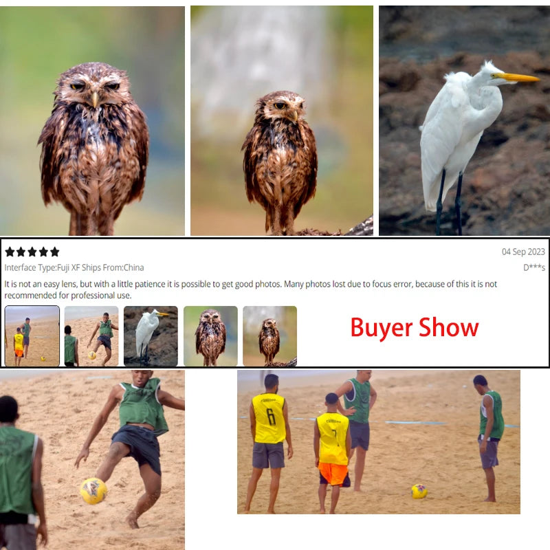 Lightdow Fixed Focus 500mm F6.3 Telephoto Manual Mirror Lens With T2 Mount Adapter Ring for Nikon Canon Pentax Sony DSLR Cameras