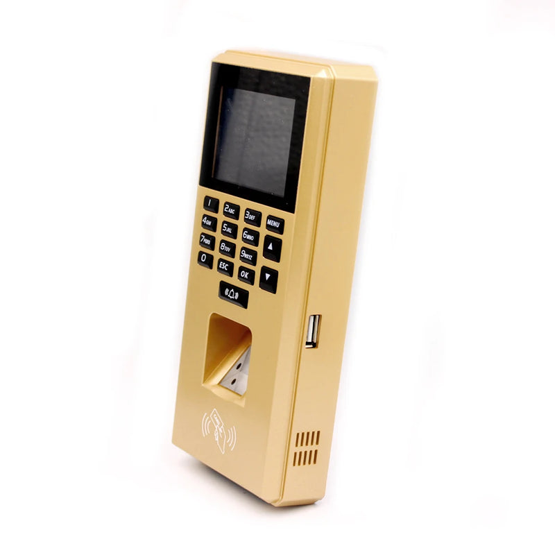 125Khz RFID 2.4 inch Fingerprint Access Control Keypad USB Biometric System Electronic Time Clock Recorder Attendance Machine