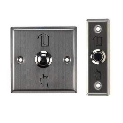 Door Exit Push Button Release Switch Opener NO COM NC LED light For Door Access Control System Entry Open Touch