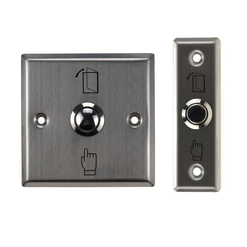 Door Exit Push Button Release Switch Opener NO COM NC LED light For Door Access Control System Entry Open Touch