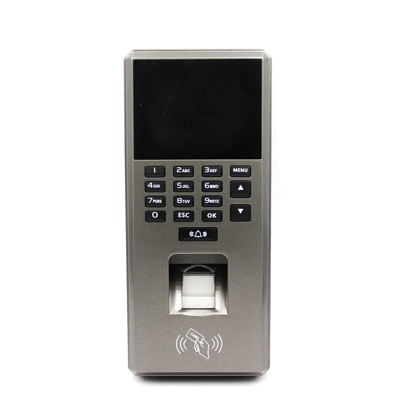 125Khz RFID 2.4 inch Fingerprint Access Control Keypad USB Biometric System Electronic Time Clock Recorder Attendance Machine