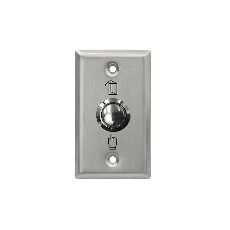 Metal stainless steel access switch door exit button push to open Home Release Button  For Access Control Lock System NO/COM