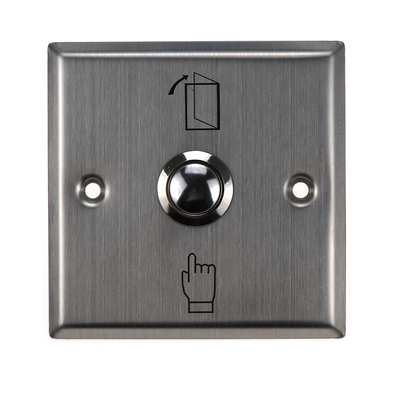 Stainless Steel Exit Button Push Switch Door Sensor Opener Release SWITCHES For Magnetic Lock Access Control Home Security