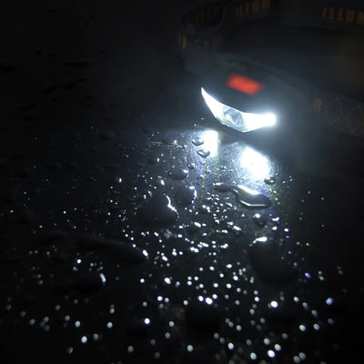 ANYIGEDEJU Mini Head Lamp 3 Modes Waterproof LED Flashlight Headlight Headlamp Torch Lanterna with Headband Use AA Battery