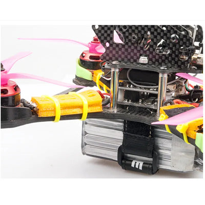 8Pcs Battery Ribbon Non-Slip Magic Tape Strap 300mmx20mm for RC Multirotor FPV Quadcopter Racing Drone Black
