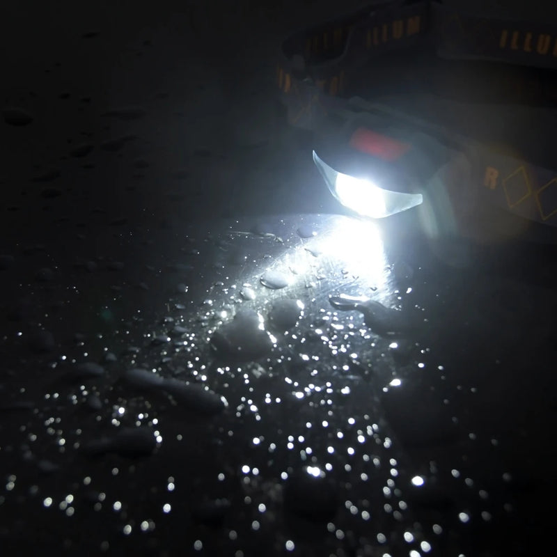 ANYIGEDEJU Mini Head Lamp 3 Modes Waterproof LED Flashlight Headlight Headlamp Torch Lanterna with Headband Use AA Battery