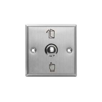 Metal stainless steel access switch door exit button push to open Home Release Button  For Access Control Lock System NO/COM