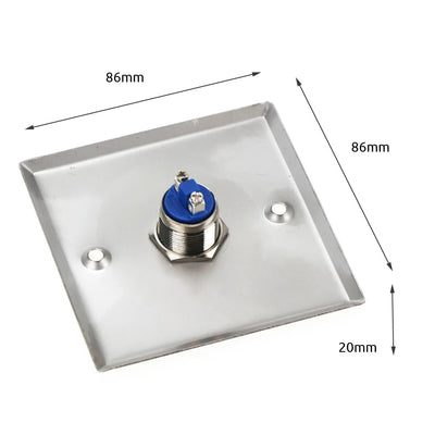 Stainless Steel Exit Button Push Switch Door Sensor Opener Release SWITCHES For Magnetic Lock Access Control Home Security