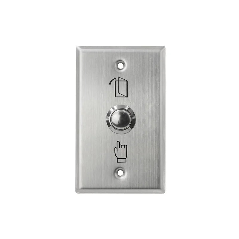 Metal stainless steel access switch door exit button push to open Home Release Button  For Access Control Lock System NO/COM