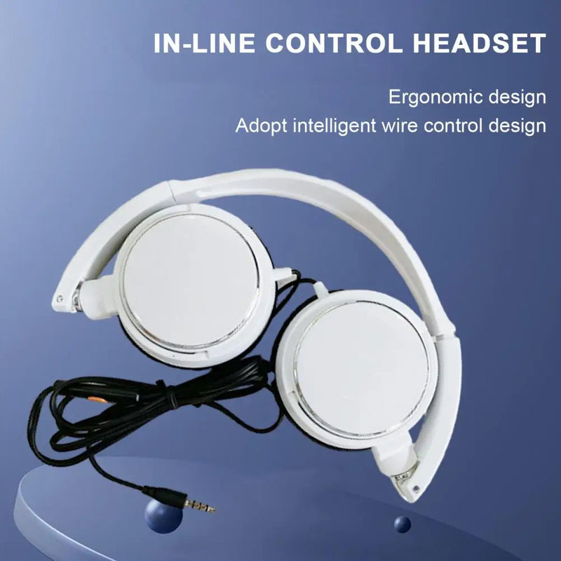 Wired Headset Piano Head Mounted Headphones Heavy Bass Gaming Headphones Universal Headphones For Mobile Phones And Computers