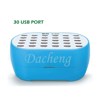RL-304M 30 port HW IP Android mobile phone USB charger,160W power suitable for home office safe charging without hert battery