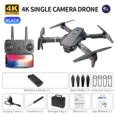 Factory wholesale Cheap E88 Pro Hot Sales 13 Minutes Flying Battery Long Range 4K Dual Camera Portable Small Foldable RC Drone