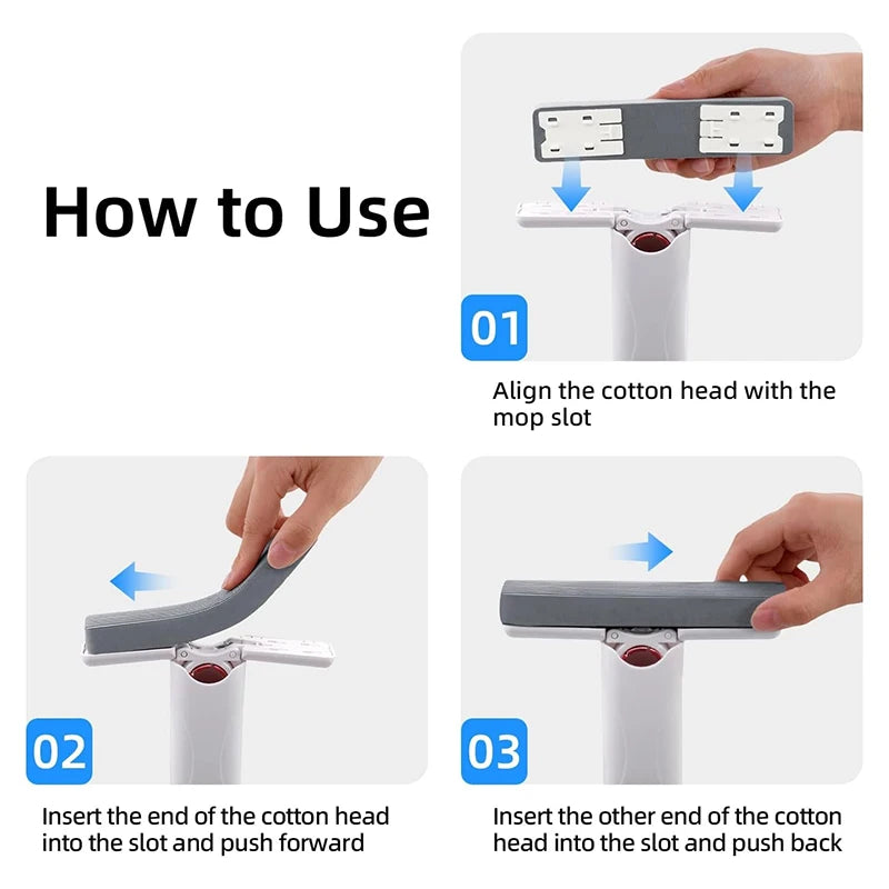 Mini Sponge Mop Hand-free Wash Mops Mini Portable Super Absorbent Mop for Desktop Floor Bathroom Kitchen Glass Car Cleaning