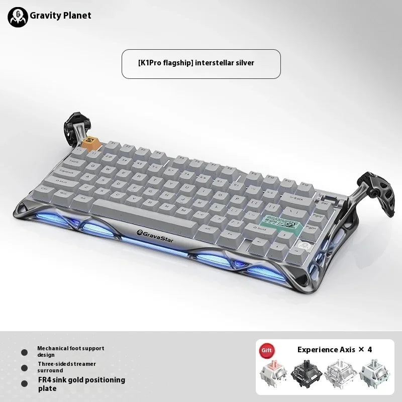 New MAITA Breaking The Cocoon 75K1Pro Mechanical Keyboard Competition Blog Aluminum Alloy Manufacturing Wireless Gaming Esports