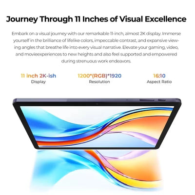 2024 HOTWAV Pad 11 Tablets 11 inch Android tablet 8000mAh Battery PC Mode 12(6+6)GB 256GB Widevine L1 Low Blue Light Tablets PC