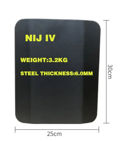2PCS/lot AK47 M43 7.62mm Stand Alone Anti Ballistic Plate Bulletproof Backpack Panel Bullet Proof Steel Inserts With Test Report