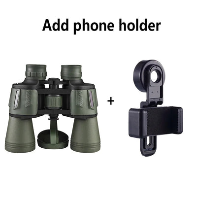 20X50 Powerful Binoculars HD Long Range Telescope Professional Military Low Light Night Vision Telescopio Astronomic Binoculares