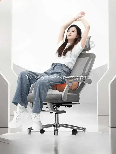 Ergonomic Lounge Mesh Office Chair Rocking Esports Study Gaming Chair Student Meeting Silla De Escritorio Office Furniture LVOC