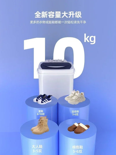 10 kg large capacity Washing machine  household semi-automatic washing machine dormitory mini small rental house