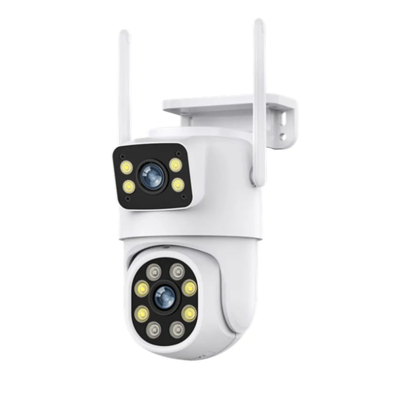 8MP 4K PTZ Wifi Camera Outdoor Night Vision Dual Screen Dual Lens Human Detection Security CCTV Surveillance IP Camera HD ICSEE