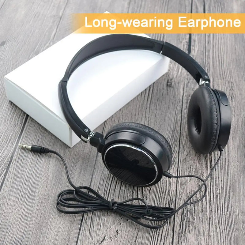 Wired Headset Piano Head Mounted Headphones Heavy Bass Gaming Headphones Universal Headphones For Mobile Phones And Computers