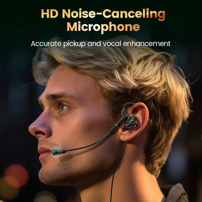 Olaf Headset Gamer Headphones In- Ear Wired Earphone HD Noise-canceling Headset Gaming Earbuds With Mic For Phone Laptop