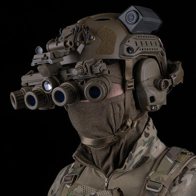 GPNVG 18 Night Vision Goggle Four-Eye Night Vision Device Model Dummy Binoculars Airsoft Hunting Binoculars for Cosplay Games