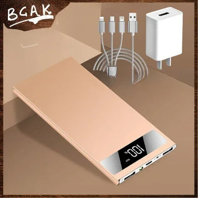 New Style BCAK Large capacity power bank rated 10000mAh Android ultra-thin mobile phone universal mobile power bank BCAK