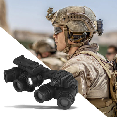 GPNVG 18 Night Vision Goggle Four-Eye Night Vision Device Model Dummy Binoculars Airsoft Hunting Binoculars for Cosplay Games