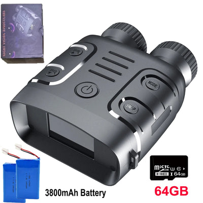 1080P Binoculars 5X Digital Zoom Infrared Night Vision Device Photo Video Taking Outdoor Telescopes for Hunting Boating Camping