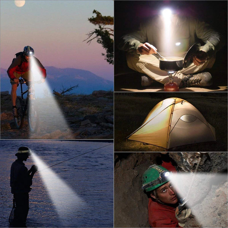 Led Headlamp L2/T6 Zoomable Headlight Head Torch Flashlight Head lamp by 18650 battery for Fishing Hunting Headlamps