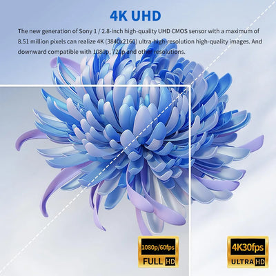 4K/30fps PTZ HDMI USB LAN Camera 20x Optical Zoom Ai-Auto Tracking Conference Camera Ptz Video for Church Meeting Support POE