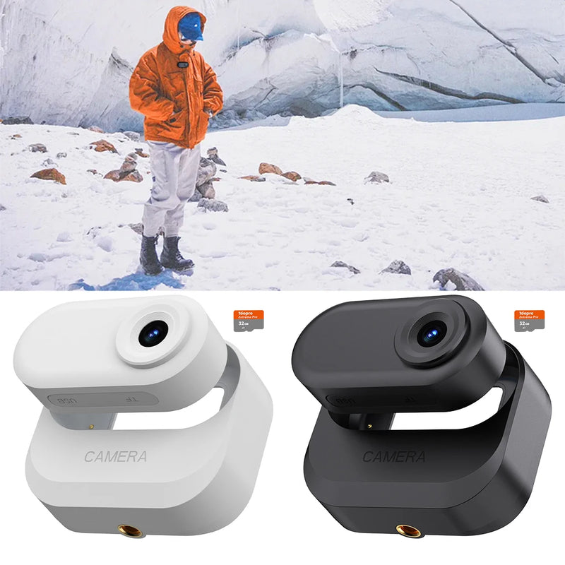 Mini Action Camera 47inch Display HD 1080P Waterproof Small Tiny Stabilization Sport Cam For Vlog Mini Pet Anywhere Camera
