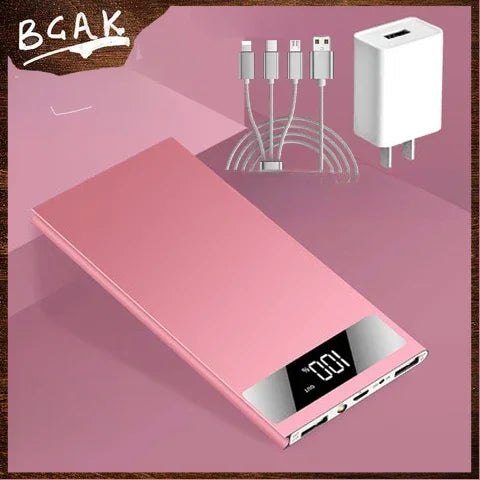 New Style BCAK Large capacity power bank rated 10000mAh Android ultra-thin mobile phone universal mobile power bank BCAK
