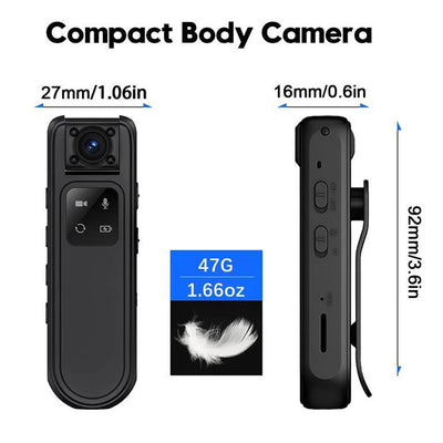 HD 2K Mini Camera with 180 Rotatable Lens WiFi Motorcycle Bike Car DVR Portable Small Digital Video Recorder Miniature Camcorder