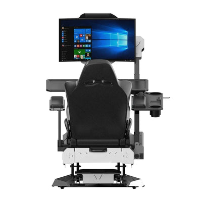 Gaming Chair Gamer Workstation Recliner Cockpit Zero Gravity Gaming Computer Chair Cockpit Work and Play in Style