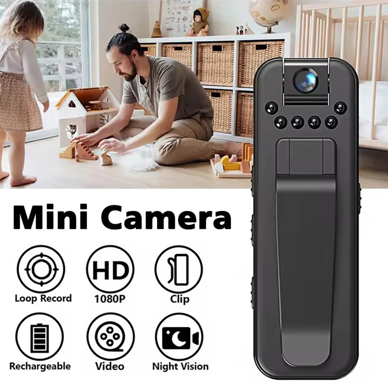 HD 1080P Mini Camera Portable Digital Audio Video Recorder Sports DV DVR Police BodyCam Infrared Night Vision Small Camcorder