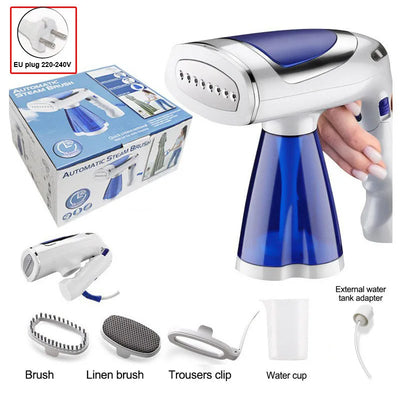 Foldable Travel Clothes Steamer Multiple Use Handheld Garment Steamer 110V-240V 3 Speed 1600W Fast Steaming Iron for Clothes