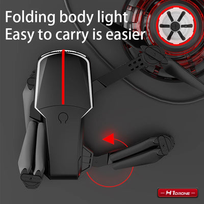 H1 Drone 4K HD Professional Dual Camera Optical Flow Localization Aerial Photography RC Foldable Quadcopter Kid Toy WIFI FPV