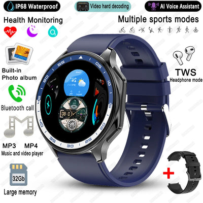2025 New For OPPO Watch X High-End Business Watch Men 32G Memory Video Playback Smart Watch Sports Fitness Waterproof Bracelet