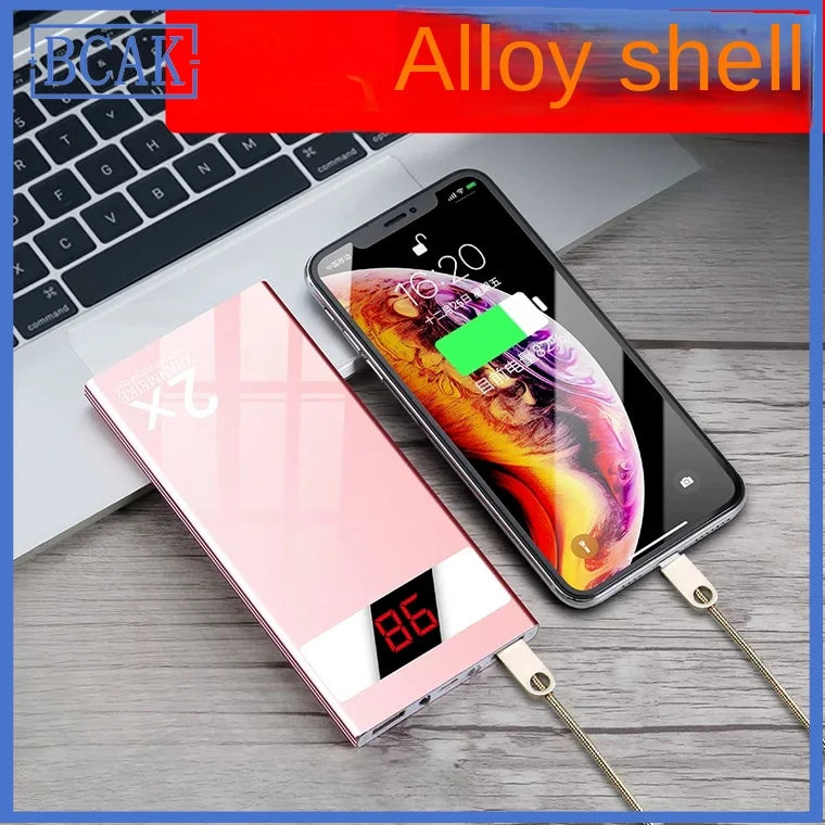 Large capacity power bank rated 10000mAh Android ultra-thin mobile phone universal mobile power bank BCAK