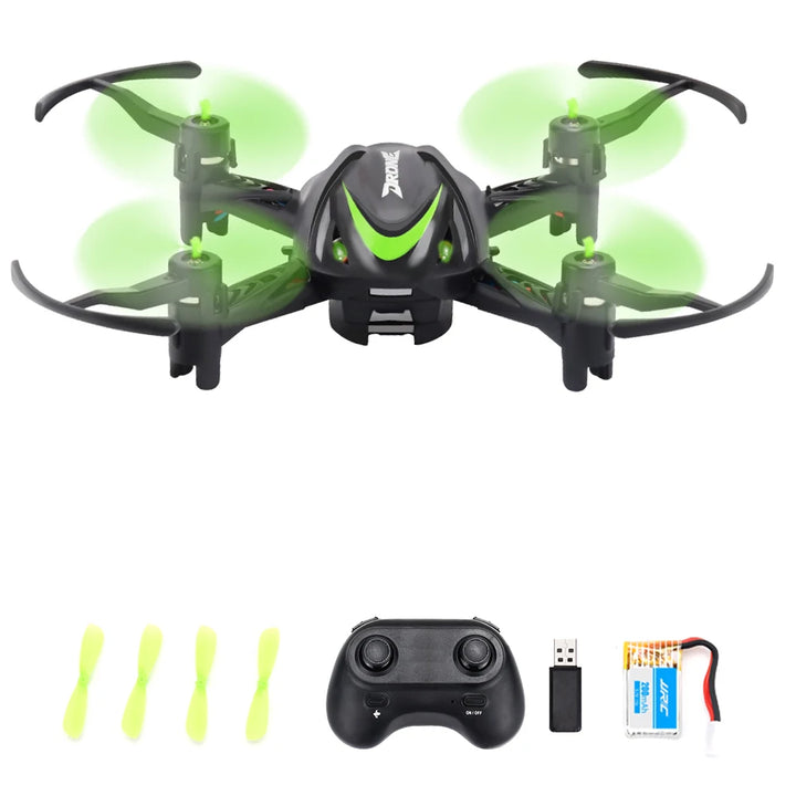 Remote Control Quadcopter LED Fuselage Night Light RC Aircraft One Button Take Off/Landing 3.7V 200mAh Lithium Battery Kids Toys