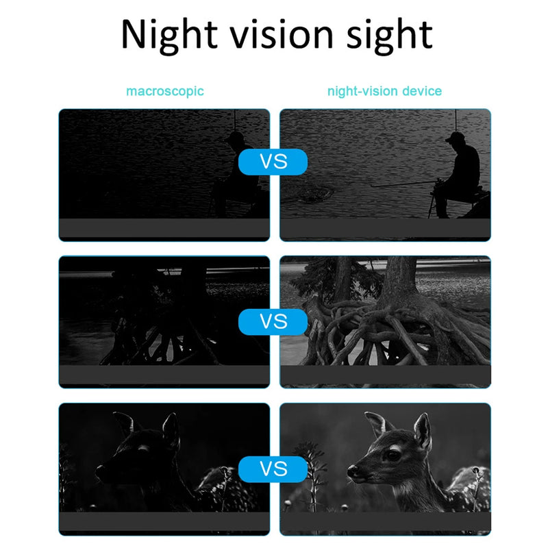 1080P Binocular Infrared Night-Visions Device Day Night Use Photo Video Taking 5X Digital Zoom 300M Full Dark Viewing Distance