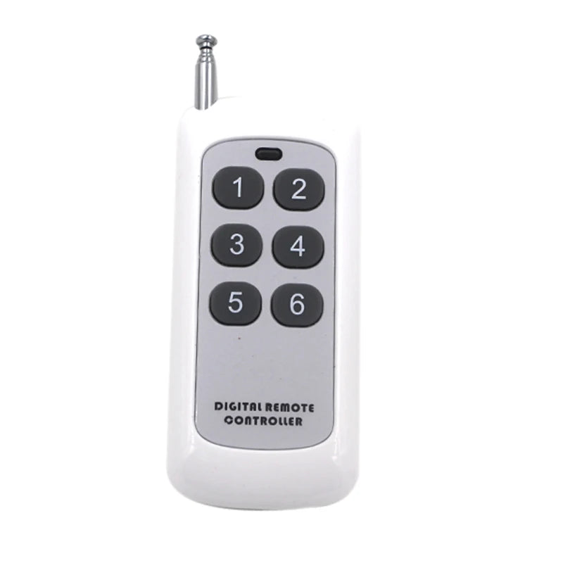 433MHz Universal RF Remote Control Wireless Learning Code Controller 2/4/6/8 Buttons Transmitter For Garage Door Gate Light